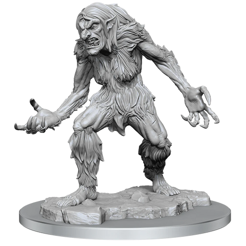 Female Ice Troll D&D Unpainted Minis WV16