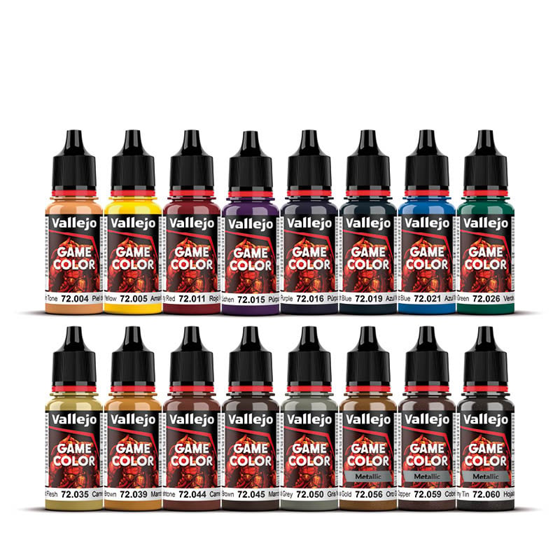 Vallejo Advanced Set Game Paint Set of 16