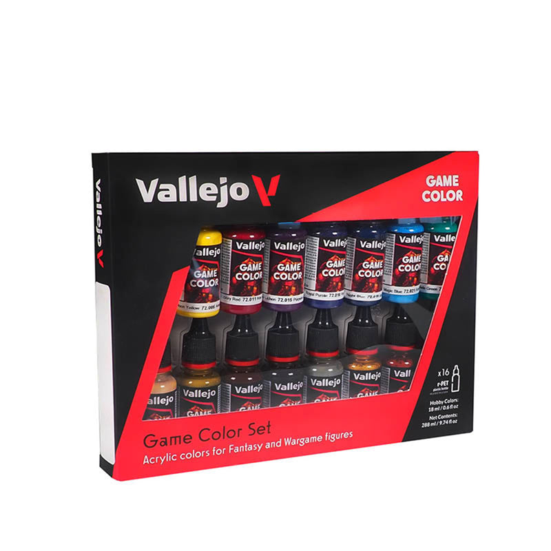 Vallejo Advanced Set Game Paint Set of 16