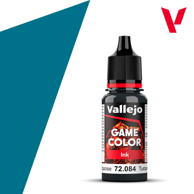 Vallejo Dark Turquoise Game Ink VAL72084