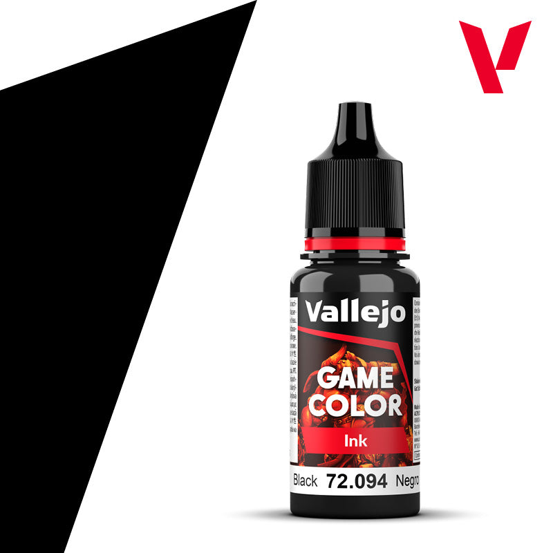 Vallejo Black Game Ink VAL72094