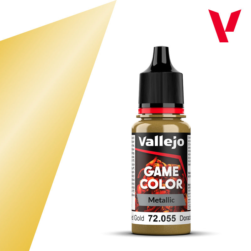 Vallejo Polished Gold Game Metal VAL72055