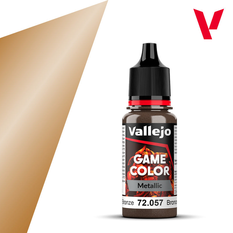 Vallejo Bright Bronze Game Metal VAL72057