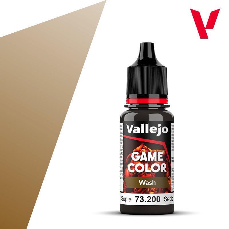 Vallejo Sepia Game Wash VAL73200