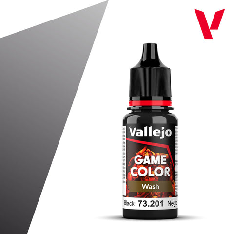 Vallejo Black Game Wash VAL73201