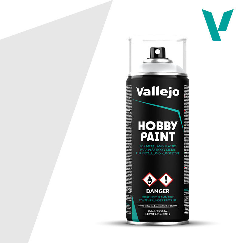 Vallejo Grey Primer Aerosol Basic Primer (400ML) VAL28011