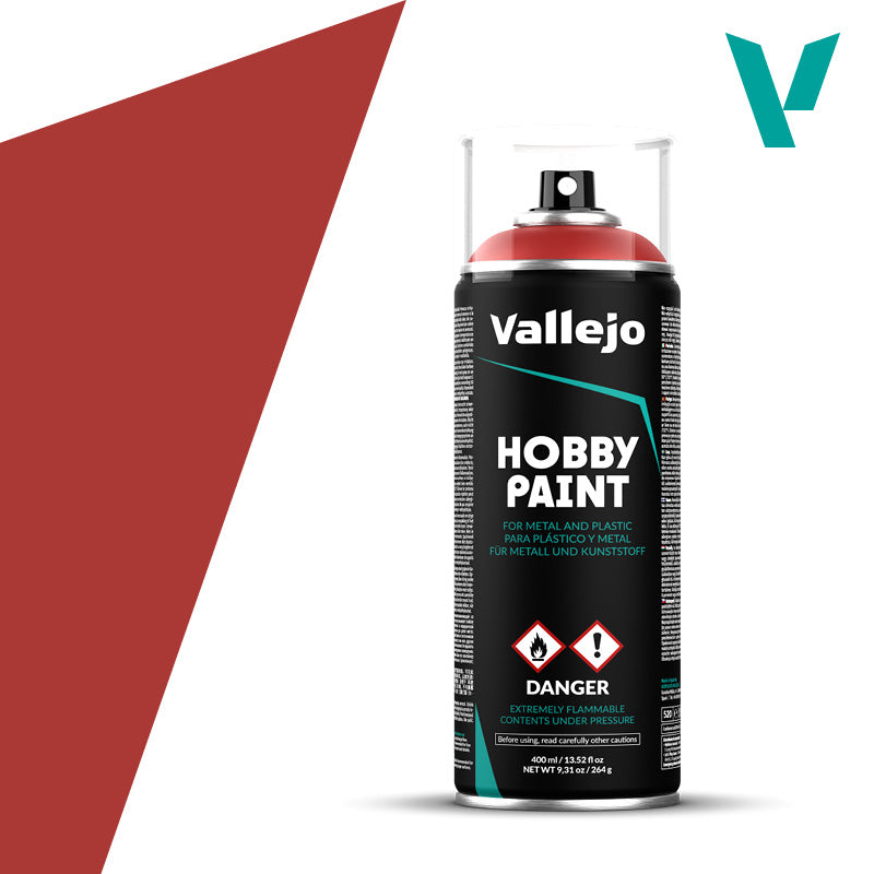 Vallejo Aerosol Scarlet Red Spray VAL28016