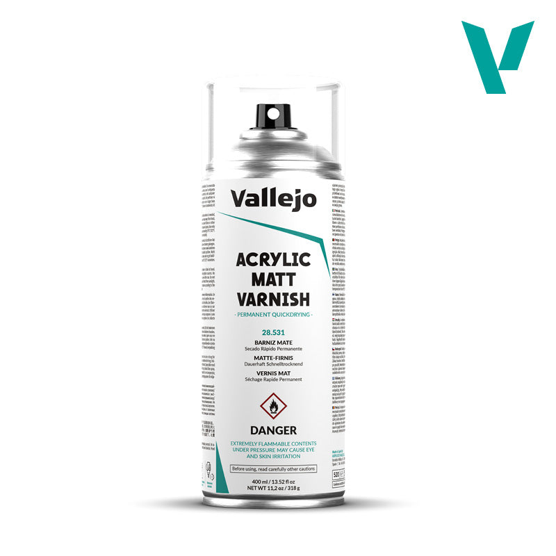 Vallejo Aerosol Matt Varnish VAL28531