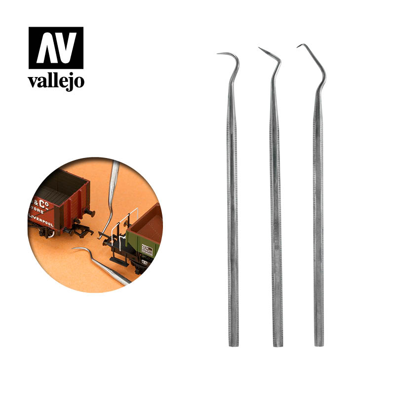Vallejo Set of 3 Probes (Stainless Steel) T02001