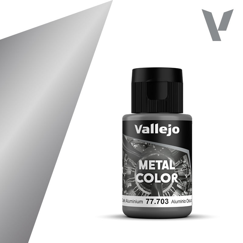 Vallejo Dark Aluminium Metal Color (32ML) VAL77703