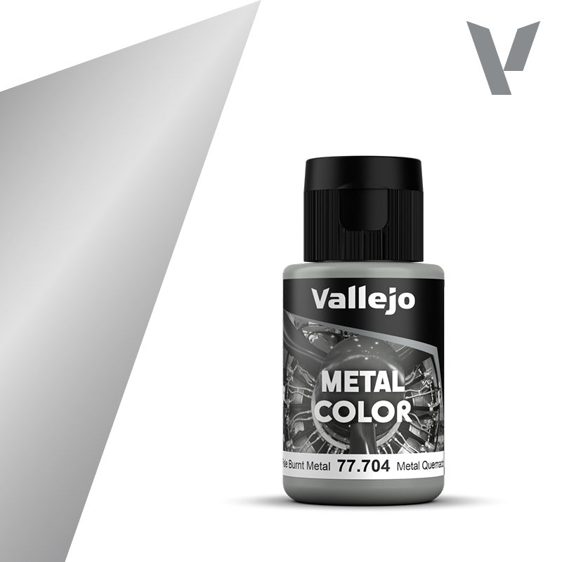 Vallejo Pale Burnt Metal Metal Color (32ML) VAL77704