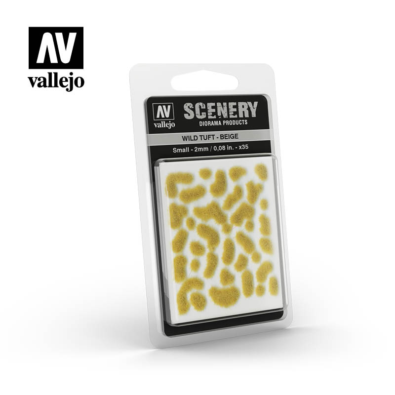 Vallejo Wild Tuft Beige Small 2MM 35 Units VALSC403