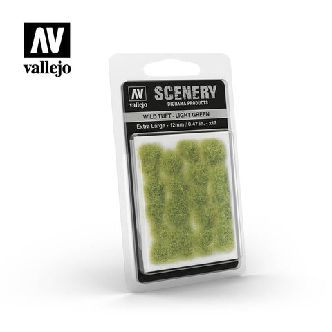 Vallejo Wild Tuft Light Green X-Large 12MM 17 Units VALSC426