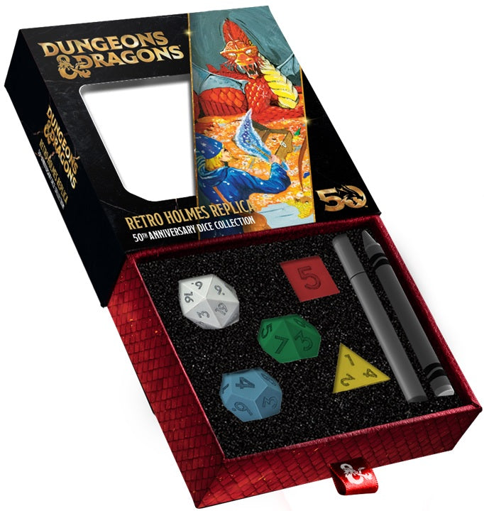 DND 50TH ANNIVERSARY DICE VINTAGE SET