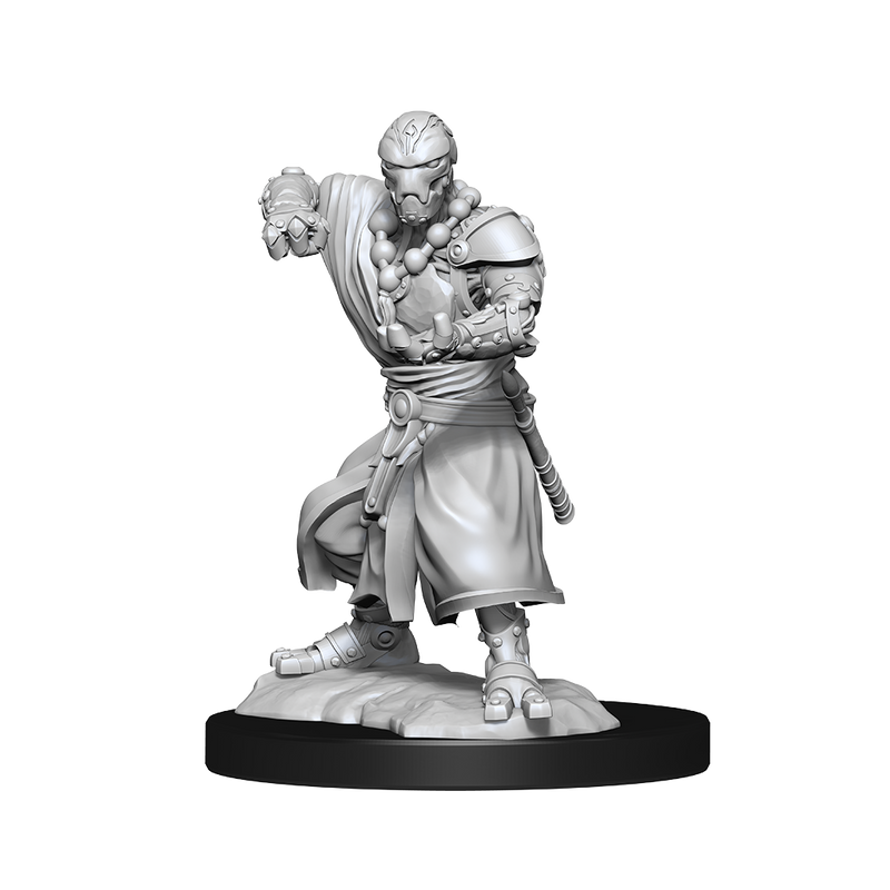 DND UNPAINTED MINIS WV14 WARFORGED MONK