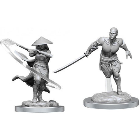 Kaito Shizuko and Wanderer Magic the Gathering Unpainted Minis WV5