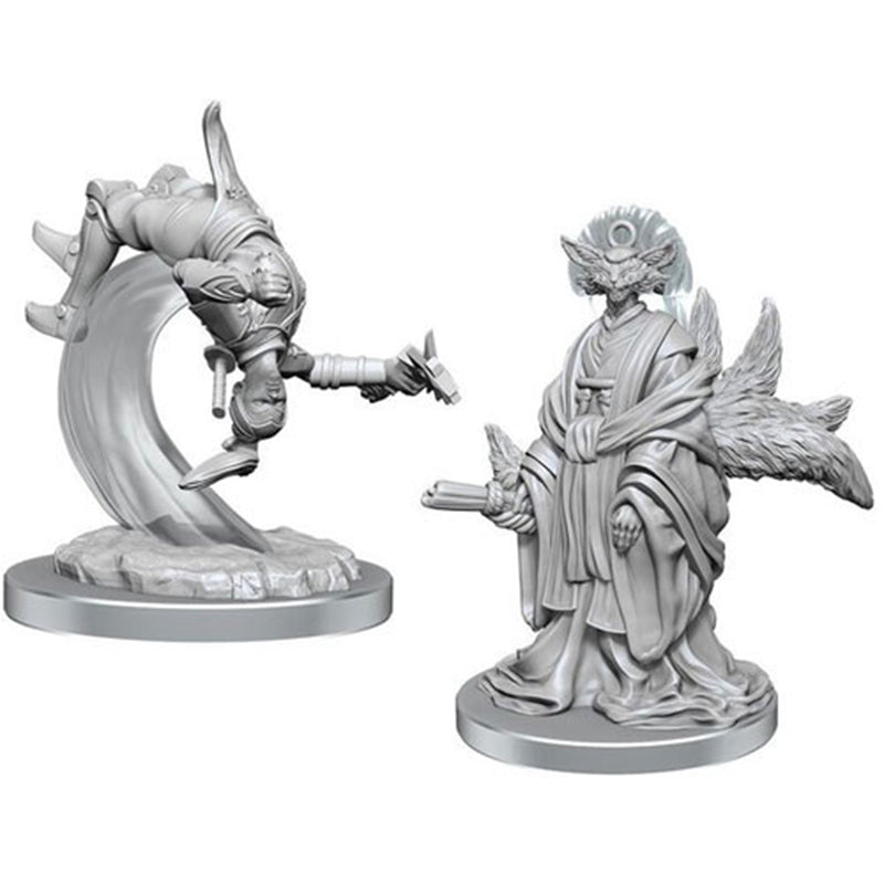 Kotose and Light-Paw Magic the Gathering Unpainted Minis WV5