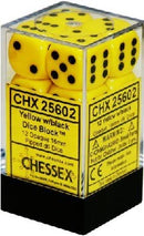 OPAQUE 12D6 YELLOW/BLACK 16MM