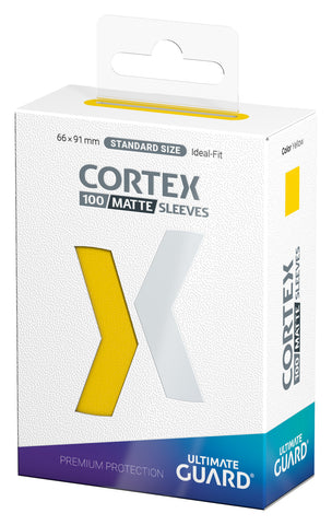 Ultimate Guard: Sleeves Cortex Standard Matte Yellow (100CT)