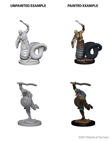 DND UNPAINTED MINIS WV4 YUAN-TI MALISONS