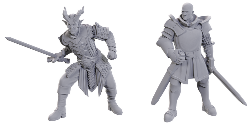 DND UNPAINTED MINIS SPECIAL EDITION BALDUR'S GATE 3 - ULDER RAVENGARD & ZEVLOR