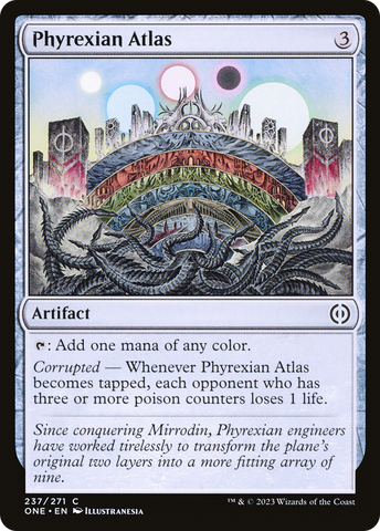 Phyrexian Atlas [Phyrexia: All Will Be One] | MTG Single