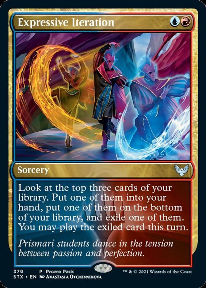 Expressive Iteration (Promo Pack) [Strixhaven: School of Mages Promos] | MTG  Single