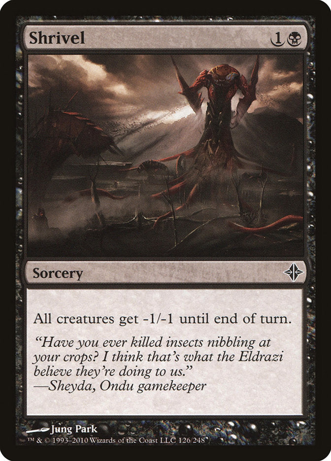 Shrivel [Rise of the Eldrazi] | MTG Single