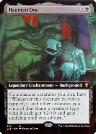 Haunted One (Extended Art) [Commander Legends: Battle for Baldur's Gate] |  MTG Single