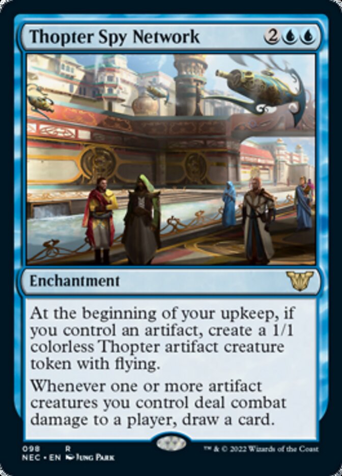 Thopter Spy Network [Kamigawa: Neon Dynasty Commander] | MTG Single