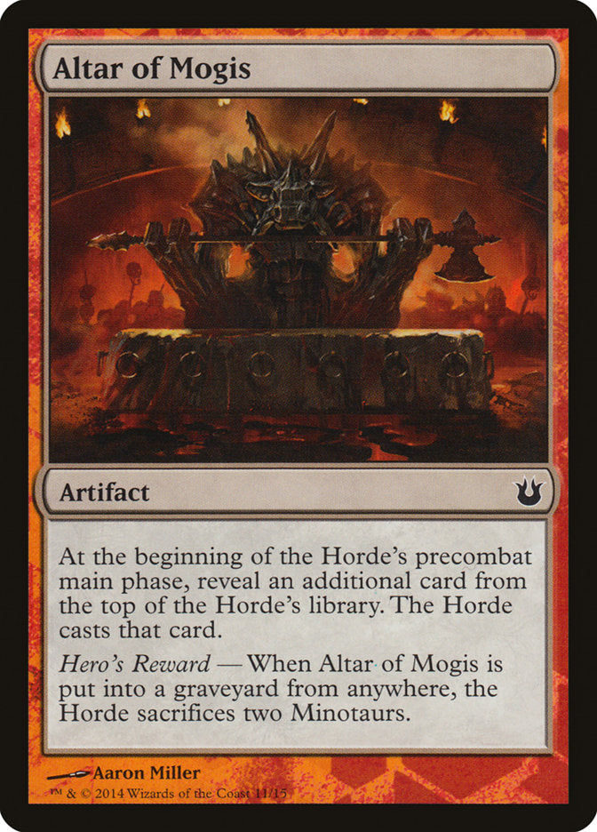 Altar of Mogis [Born of the Gods Battle the Horde] | MTG Single