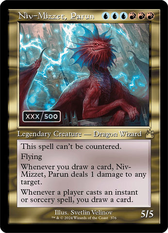 Niv-Mizzet, Parun (Retro) (Serialized) [Ravnica Remastered] | MTG