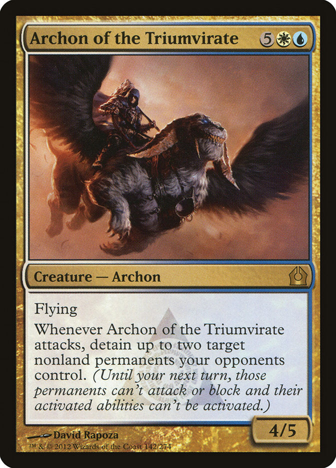 Archon of the Triumvirate [Return to Ravnica] | MTG Single | Obsidian Games