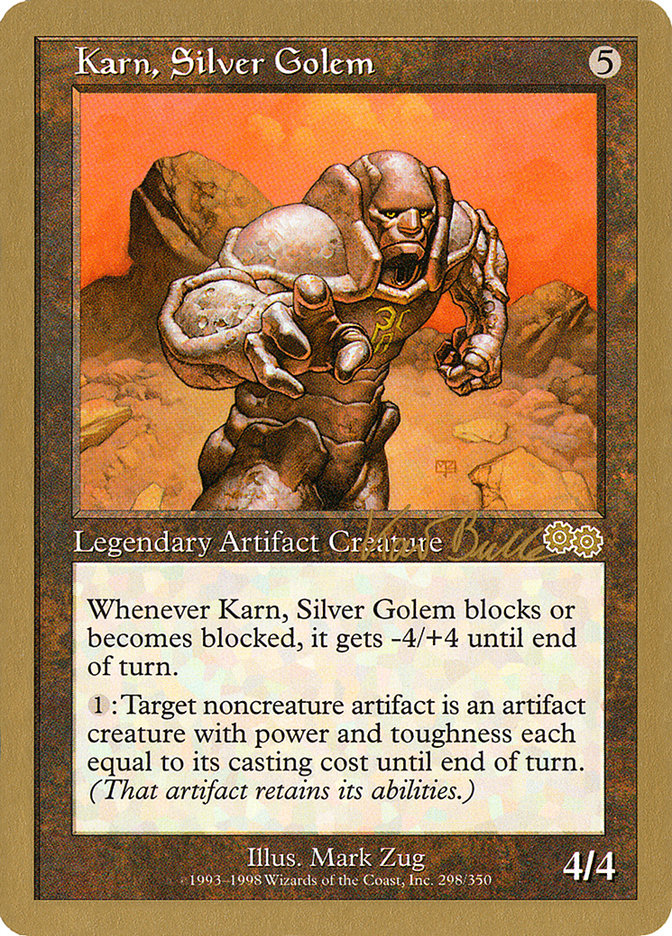 Karn, Silver Golem (Kai Budde) [World Championship Decks 1999] | MTG Single 