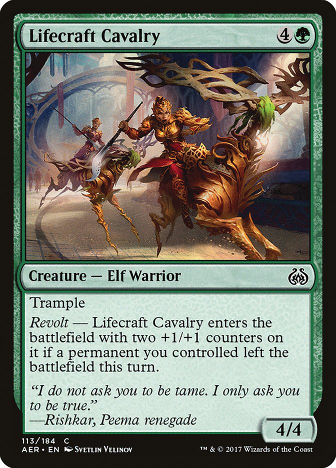 Lifecraft Cavalry [Aether Revolt] | MTG Single | Obsidian Games