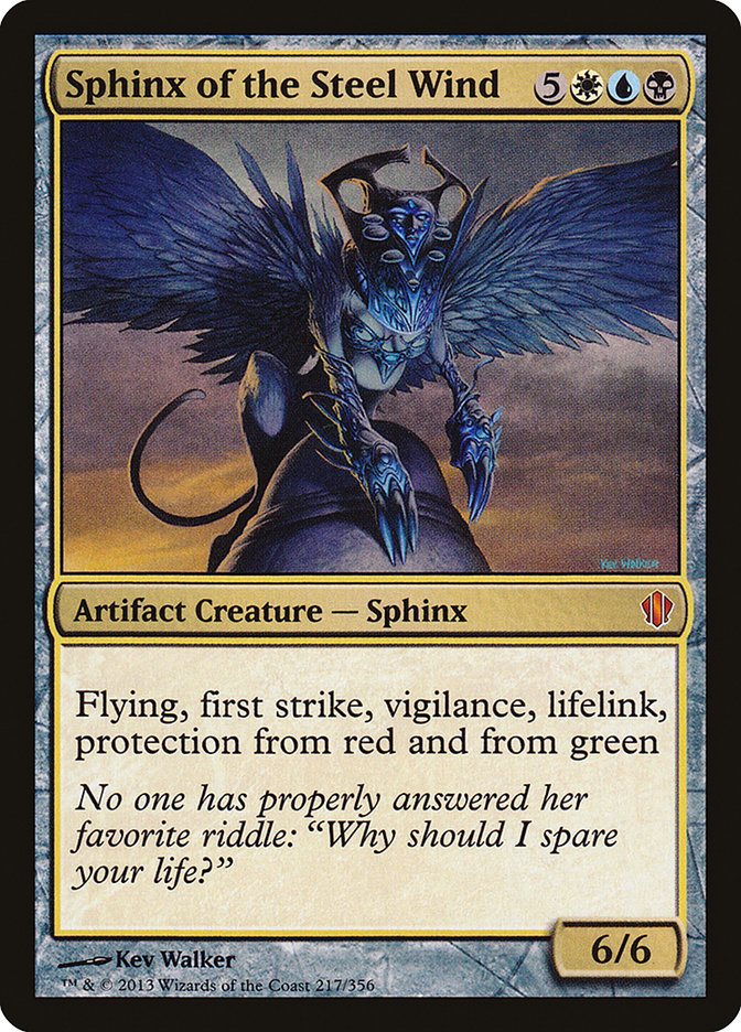 Sphinx of the Steel Wind [Commander 2013] | MTG Single