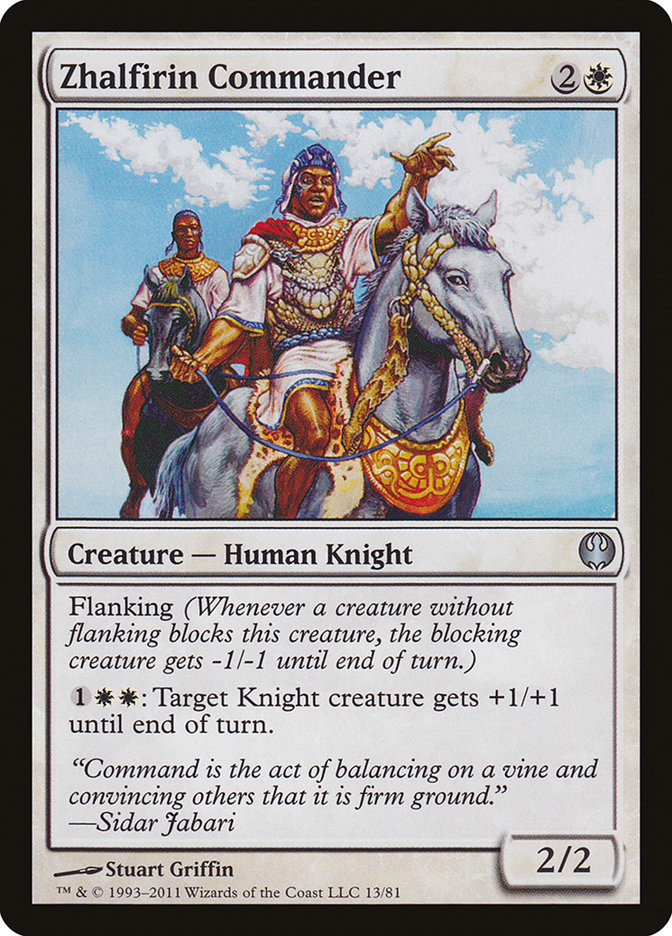 Zhalfirin Commander [Duel Decks: Knights vs. Dragons]