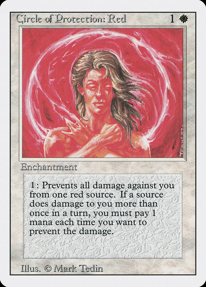 Circle of Protection: Red [Revised Edition] | MTG Single