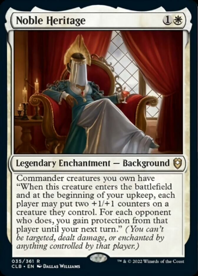 mtg double masters 2022 card list Noble Heritage [Commander Legends: Battle for Baldur's Gate] | MTG Single