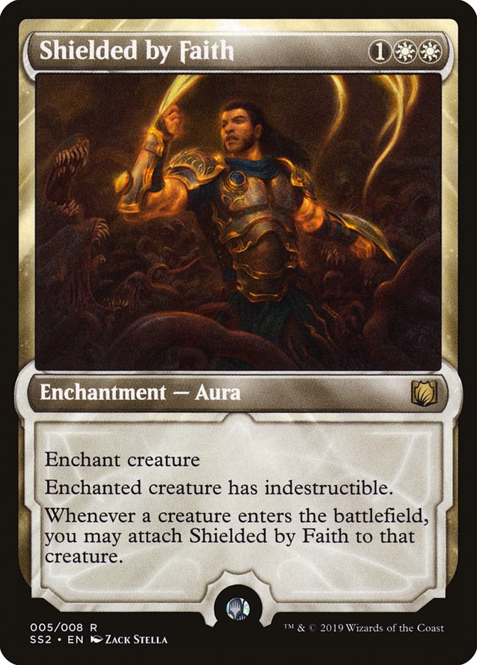 Shielded by Faith [Signature Spellbook: Gideon] | MTG Single