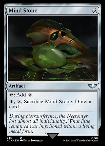 Mind Stone (245) (Surge Foil) [Warhammer 40,000] | MTG Single