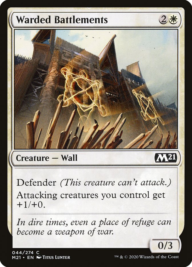 Warded Battlements [Core Set 2021]