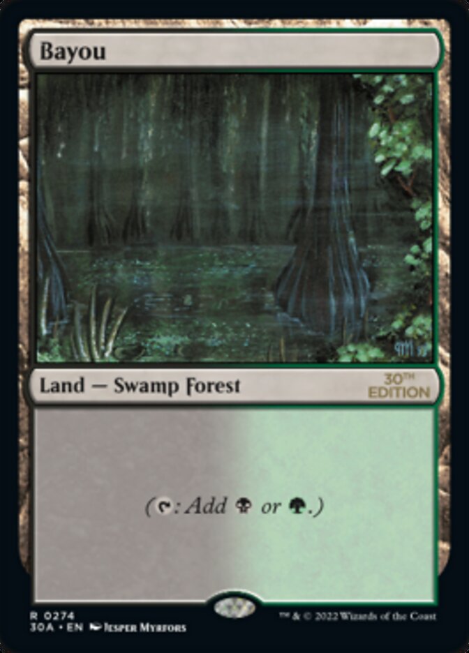 【売り切り御免！】 Bayou [30th Anniversary Edition] | MTG Single | Obsidian Games マジック：ザ・ギャザリング