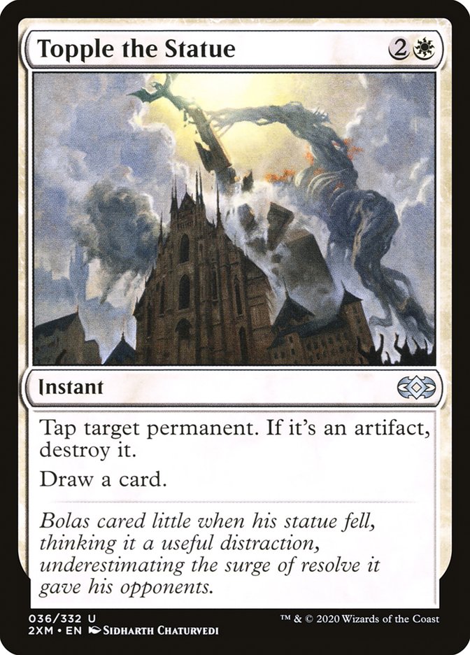 Topple the Statue Double Masters MTG Single Obsidian Games